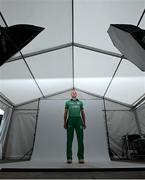 9 July 2021; Lorcan Tucker during a Cricket Ireland portrait session session at Malahide Cricket Club in Dublin. Photo by Stephen McCarthy/Sportsfile