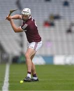 3 July 2021; Joe Canning of Galway prepares to take a sideline cut during the Leinster GAA Hurling Senior Championship Semi-Final match between Dublin and Galway at Croke Park in Dublin. Photo by Piaras Ó Mídheach/Sportsfile