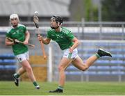2 July 2021; Joseph Fitzgerald of Limerick during the 2020 Electric Ireland Leinster GAA Hurling Minor Championship Semi-Final match between Limerick and Galway at Cusack Park in Ennis, Clare. Photo by Matt Browne/Sportsfile