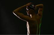 9 July 2021; Jack McMillan during a Tokyo Team Ireland Announcement for Swimming at the Sport Ireland National Aquatic Centre at the Sport Ireland Campus in Dublin.  Photo by Ramsey Cardy/Sportsfile