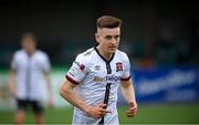 8 July 2021; Darragh Leahy of Dundalk during the UEFA Europa Conference League first qualifying round first leg match between Dundalk and Newtown at Oriel Park in Dundalk, Louth. Photo by Stephen McCarthy/Sportsfile