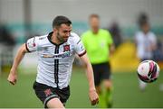 8 July 2021; Michael Duffy of Dundalk during the UEFA Europa Conference League first qualifying round first leg match between Dundalk and Newtown at Oriel Park in Dundalk, Louth. Photo by Stephen McCarthy/Sportsfile