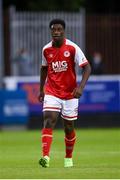 9 July 2021; James Abankwah of St Patrick's Athletic during the SSE Airtricity League Premier Division match between St Patrick's Athletic and Derry City at Richmond Park in Dublin. Photo by Stephen McCarthy/Sportsfile