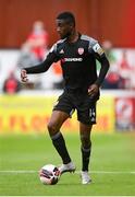 9 July 2021; Junior Ogedi-Uzokwe of Derry City during the SSE Airtricity League Premier Division match between St Patrick's Athletic and Derry City at Richmond Park in Dublin. Photo by Stephen McCarthy/Sportsfile