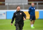 9 July 2021; St Patrick's Athletic's groundsman Dave Carter before the SSE Airtricity League Premier Division match between St Patrick's Athletic and Derry City at Richmond Park in Dublin. Photo by Stephen McCarthy/Sportsfile