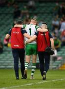 10 July 2021; Donal O'Sullivan of Limerick leaves the field with an injury during the Munster GAA Football Senior Championship Semi-Final match between Limerick and Cork at the LIT Gaelic Grounds in Limerick. Photo by Harry Murphy/Sportsfile