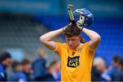 10 July 2021; Keelan Molloy of Antrim after his side's defeat to Laois in their GAA Hurling All-Ireland Senior Championship preliminary round match at Parnell Park in Dublin. Photo by Seb Daly/Sportsfile
