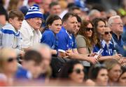 10 July 2021; Cavan supporters during the Ulster GAA Football Senior Championship quarter-final match between Tyrone and Cavan at Healy Park in Omagh, Tyrone. Photo by Stephen McCarthy/Sportsfile