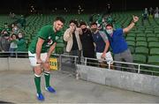 10 July 2021; Harry Byrne of Ireland after the International Rugby Friendly match between Ireland and USA at the Aviva Stadium in Dublin. Photo by Ramsey Cardy/Sportsfile