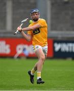 10 July 2021; Keelan Molloy of Antrim during the GAA Hurling All-Ireland Senior Championship preliminary round match between Antrim and Laois at Parnell Park in Dublin. Photo by Seb Daly/Sportsfile