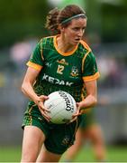 10 July 2021; Niamh O'Sullivan of Meath during the TG4 All-Ireland Senior Ladies Football Championship Group 2 Round 1 match between Cork and Meath at St Brendan's Park in Birr, Offaly. Photo by Ray McManus/Sportsfile