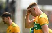11 July 2021; Aaron Hoare of Leitrim following his side's defeat in the Connacht GAA Senior Football Championship Semi-Final match between Leitrim and Mayo at Elverys MacHale Park in Castlebar, Mayo. Photo by Harry Murphy/Sportsfile
