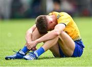 11 July 2021; Shane Walsh of Roscommon after his side's defeat in the 2020 Electric Ireland GAA Football All-Ireland Minor Championship Semi-Final match between Roscommon and Kerry at LIT Gaelic Grounds in Limerick. Photo by Piaras Ó Mídheach/Sportsfile