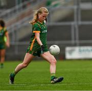 10 July 2021; Stacey Grimes of Meath during the TG4 All-Ireland Senior Ladies Football Championship Group 2 Round 1 match between Cork and Meath at St Brendan's Park in Birr, Offaly. Photo by Ray McManus/Sportsfile