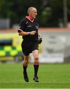 10 July 2021; Referee John Devlin during the TG4 All-Ireland Senior Ladies Football Championship Group 2 Round 1 match between Cork and Meath at St Brendan's Park in Birr, Offaly. Photo by Ray McManus/Sportsfile