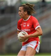 10 July 2021; Bríd O'Sullivan of Cork during the TG4 All-Ireland Senior Ladies Football Championship Group 2 Round 1 match between Cork and Meath at St Brendan's Park in Birr, Offaly. Photo by Ray McManus/Sportsfile
