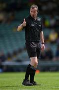 11 July 2021; Referee Seán Lonergan during the 2020 Electric Ireland GAA Football All-Ireland Minor Championship Semi-Final match between Roscommon and Kerry at LIT Gaelic Grounds in Limerick. Photo by Piaras Ó Mídheach/Sportsfile