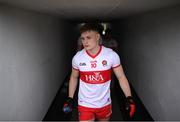 11 July 2021; Ethan Doherty of Derry before the Ulster GAA Football Senior Championship Quarter-Final match between Derry and Donegal at Páirc MacCumhaill in Ballybofey, Donegal. Photo by Stephen McCarthy/Sportsfile