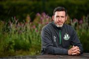 12 July 2021; Shamrock Rovers manager Stephen Bradley sits for a portrait during a Shamrock Rovers media conference at Roadstone Group Sports Club in Dublin. Photo by Seb Daly/Sportsfile