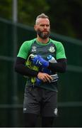 12 July 2021; Alan Mannus arrives before a Shamrock Rovers training session at Roadstone Group Sports Club in Dublin. Photo by Seb Daly/Sportsfile