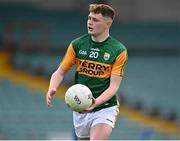 11 July 2021; Jordan Kissane of Kerry during the 2020 Electric Ireland GAA Football All-Ireland Minor Championship Semi-Final match between Roscommon and Kerry at LIT Gaelic Grounds in Limerick. Photo by Piaras Ó Mídheach/Sportsfile