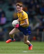 11 July 2021; Darren Gately of Roscommon during the 2020 Electric Ireland GAA Football All-Ireland Minor Championship Semi-Final match between Roscommon and Kerry at LIT Gaelic Grounds in Limerick. Photo by Piaras Ó Mídheach/Sportsfile