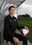 12 July 2021; Republic of Ireland international FIFA referee Michelle O’Neill poses for a portrait at the FAI Headquarters in Abbotstown, Dublin, ahead of her departure for the Tokyo 2020 Olympics in Japan. Photo by Seb Daly/Sportsfile