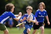 13 July 2021; Cameron Petrie, age 10, in action during the Bank of Ireland Leinster Rugby Summer Camp at Greystones RFC in Greystones, Wicklow. Photo by Matt Browne/Sportsfile