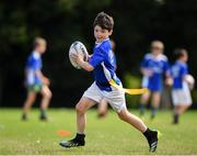 13 July 2021; Henry Vance, age 10, in action during the Bank of Ireland Leinster Rugby Summer Camp at Greystones RFC in Greystones, Wicklow. Photo by Matt Browne/Sportsfile