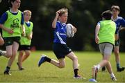 13 July 2021; Christian Staunton, age 12, in action during the Bank of Ireland Leinster Rugby Summer Camp at Greystones RFC in Greystones, Wicklow. Photo by Matt Browne/Sportsfile