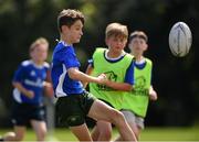 13 July 2021; JP Lynch, age 12, in action during the Bank of Ireland Leinster Rugby Summer Camp at Greystones RFC in Greystones, Wicklow. Photo by Matt Browne/Sportsfile