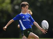 13 July 2021; JP Lynch, age 12, in action during the Bank of Ireland Leinster Rugby Summer Camp at Greystones RFC in Greystones, Wicklow. Photo by Matt Browne/Sportsfile