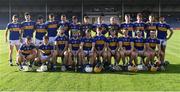 12 July 2021; The Tipperary squad before the Munster GAA Hurling U20 Championship Quarter-Final match between Tipperary and Waterford at Semple Stadium in Thurles, Tipperary. Photo by Piaras Ó Mídheach/Sportsfile