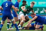 13 July 2021; Jude Postlethwaite of Ireland during the U20 Six Nations Rugby Championship match between Ireland and France at Cardiff Arms Park in Cardiff, Wales. Photo by Mark Lewis/Sportsfile