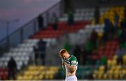 13 July 2021; Rory Gaffney of Shamrock Rovers after the UEFA Champions League first qualifying round second leg match between Shamrock Rovers and Slovan Bratislava at Tallaght Stadium in Dublin. Photo by Eóin Noonan/Sportsfile