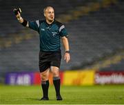 12 July 2021;  Referee Nathan Wall during the Munster GAA Hurling U20 Championship Quarter-Final match between Tipperary and Waterford at Semple Stadium in Thurles, Tipperary. Photo by Piaras Ó Mídheach/Sportsfile