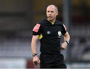 9 July 2021; Referee Rob Dowling during the SSE Airtricity League First Division match between Galway United and Cobh Ramblers at Eamonn Deacy Park in Galway. Photo by Piaras Ó Mídheach/Sportsfile