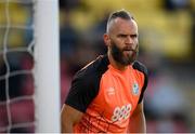 13 July 2021; Shamrock Rovers goalkeeper Alan Mannus during the UEFA Champions League first qualifying round second leg match between Shamrock Rovers and Slovan Bratislava at Tallaght Stadium in Dublin. Photo by Stephen McCarthy/Sportsfile