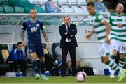 13 July 2021; Slovan Bratislava manager Vladimír Weiss during the UEFA Champions League first qualifying round second leg match between Shamrock Rovers and Slovan Bratislava at Tallaght Stadium in Dublin. Photo by Stephen McCarthy/Sportsfile