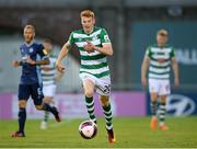 13 July 2021; Rory Gaffney of Shamrock Rovers during the UEFA Champions League first qualifying round second leg match between Shamrock Rovers and Slovan Bratislava at Tallaght Stadium in Dublin. Photo by Stephen McCarthy/Sportsfile