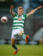 13 July 2021; Liam Scales of Shamrock Rovers during the UEFA Champions League first qualifying round second leg match between Shamrock Rovers and Slovan Bratislava at Tallaght Stadium in Dublin. Photo by Stephen McCarthy/Sportsfile