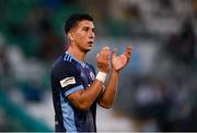 13 July 2021; Vernon De Marco of Slovan Bratislava during the UEFA Champions League first qualifying round second leg match between Shamrock Rovers and Slovan Bratislava at Tallaght Stadium in Dublin. Photo by Stephen McCarthy/Sportsfile