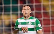 13 July 2021; Aaron Greene of Shamrock Rovers during the UEFA Champions League first qualifying round second leg match between Shamrock Rovers and Slovan Bratislava at Tallaght Stadium in Dublin. Photo by Stephen McCarthy/Sportsfile