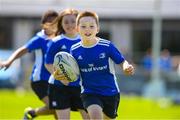 14 July 2021; Adam Fitzpatrick, age 9, during the Bank of Ireland Leinster Rugby Summer Camp at Longford RFC in Longford. Photo by Matt Browne/Sportsfile