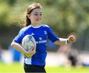 14 July 2021; Arianne Egan, age 10, during the Bank of Ireland Leinster Rugby Summer Camp at Longford RFC in Longford. Photo by Matt Browne/Sportsfile