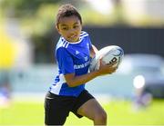 14 July 2021; JJ Maguire, age 9, during the Bank of Ireland Leinster Rugby Summer Camp at Longford RFC in Longford. Photo by Matt Browne/Sportsfile