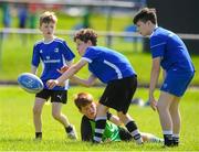 14 July 2021; Donnacha O'Reilly, age 10, in action during the Bank of Ireland Leinster Rugby Summer Camp at Longford RFC in Longford. Photo by Matt Browne/Sportsfile