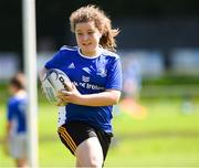14 July 2021; Avril Murtagh, age 11, in action during the Bank of Ireland Leinster Rugby Summer Camp at Longford RFC in Longford. Photo by Matt Browne/Sportsfile