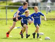 14 July 2021; Eoin Morgan, age 12, in action during the Bank of Ireland Leinster Rugby Summer Camp at Longford RFC in Longford. Photo by Matt Browne/Sportsfile