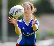 14 July 2021; Lucy O'Connor, age 12, in action during the Bank of Ireland Leinster Rugby Summer Camp at Longford RFC in Longford. Photo by Matt Browne/Sportsfile